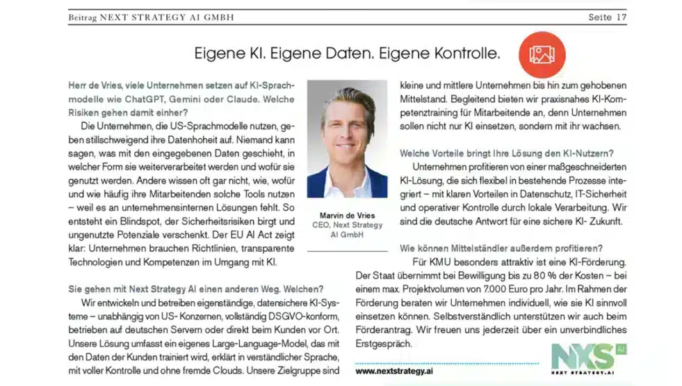 Wirtschaftswoche / Der Mittelstand Interview